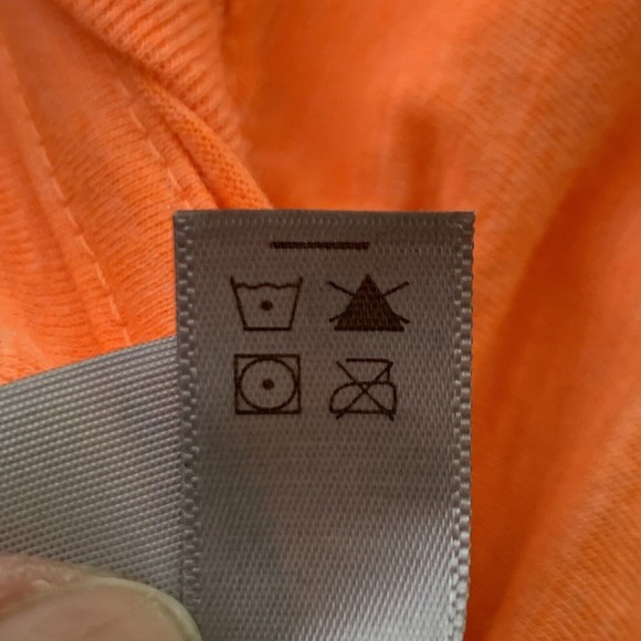 Juniors Woman's Size M "Dogs Because People Suck" Orange T-shirt Lightweight - Picture 3 of 5